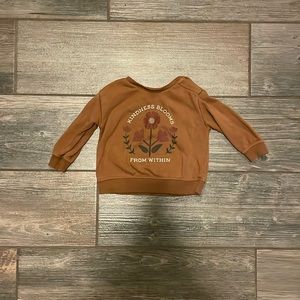 9M baby girl Kindness Sweatshirt